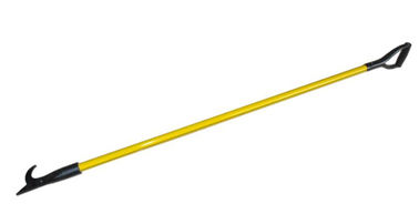Yellow Fire Fighting Hook 2 Tooth Pike Pole 4 In * 10 In Head Size