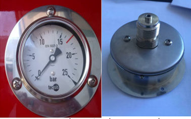 Pressure Gauge Fire Truck Body Parts 80mm Size For Fire Pumps IP54