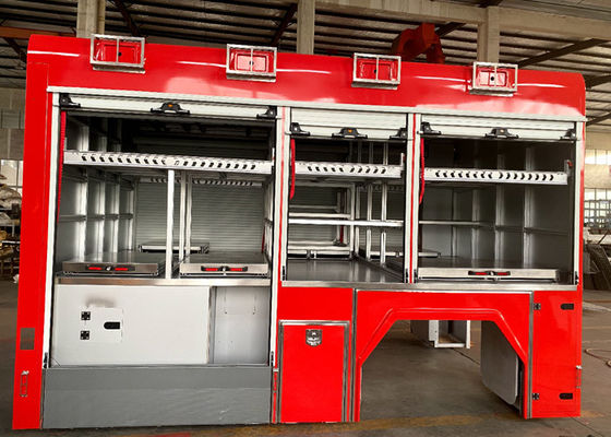 Anti Rust Fire Truck Compartment Aluminum Body Fire Truck Parts