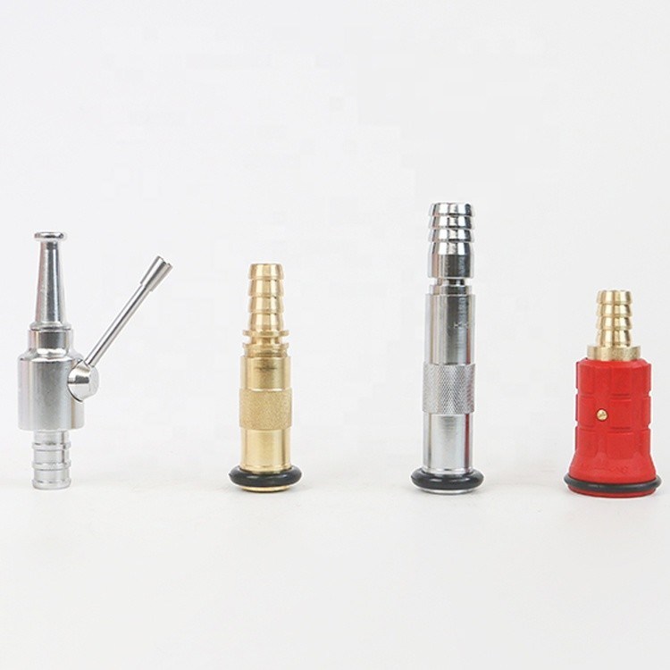 Natural Or Chrome Plated Brass Fire Hose Reel Nozzle Fighting