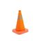 Plastic Firefighter Rescue Equipment Traffic Barrier / Red Plastic Cone