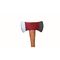 Double Bit Axe Fire Truck Parts 3.5lb Head Weight With Wooden Handle