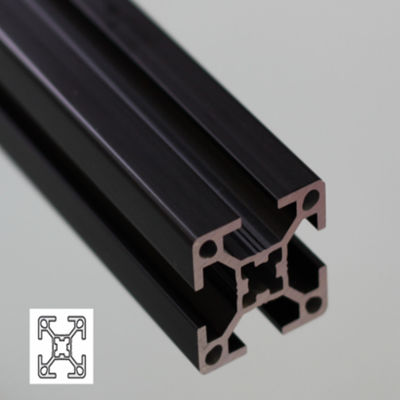 6063 T5 Anodised Aluminum Square Tubing / OEM T Track Aluminum Profile