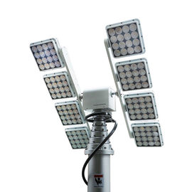 8pcs 600W LED Lighthead Firefighter Portable Lighting Equipment Site Scan