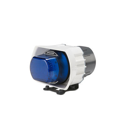 12V Motorcycle Xenon Strobe Light Blue / Red Alarm Siren Speaker