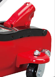 2 Ton Hydraulic Trolley Jack while wider frame Steel casters for longevity